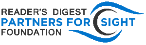Readers Digest Partners for Sight Foundation logo. Link to Home Page