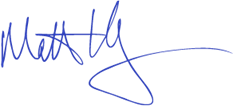 Matthew Krieger Signature