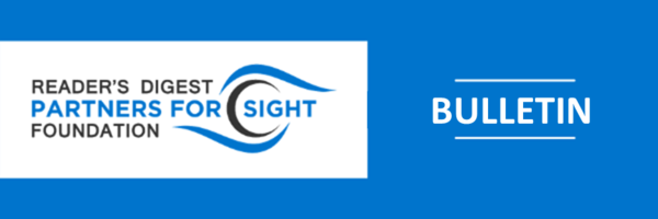 Decorative Header- Readers Digest Partner for Sight Bulletin Newsletter Sign UP