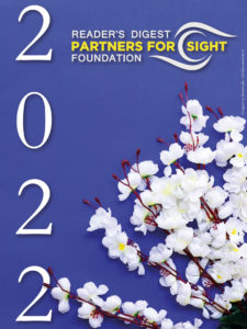 2022 PREVIEW READER'S DIGEST PARTERS FOR SIGHT FOUNDATION LARGE PRINT CALENDAR